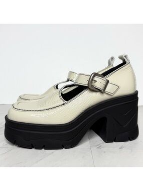 Free People Mayla Chunky Lug Sole Mary Jane 8 1/2